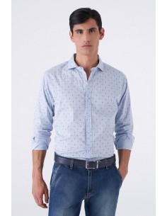 CAMICIA MICROFANTASIA SLIM...