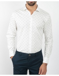 Camicia Microstampa slim fit